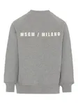 Толстовка с круглым вырезом Msgm Kids, серый - фото 2