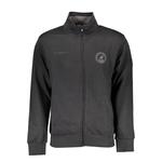 Черный хлопковый свитер U.S. Polo - фото