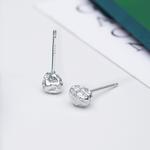 MAGICPOLE Серьги-гвоздики из стерлингового серебра 925 пробы Unisex Silver - фото 9