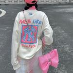MLB Толстовка Like Series унисекс белая - фото 5