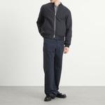 Бомбер из вельветовой ткани Dries Van Noten, темно-серый - фото 4