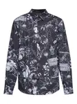 Рубашка с принтом Versace Jeans Couture, черный - фото