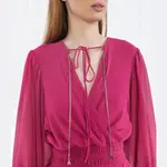 Платье Patrizia Pepe, фуксия - фото 4