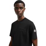 Футболка с вышитым логотипом Moncler, черный - фото 6