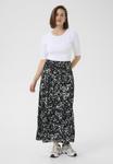 Юбка Kaffe Maxi skirt, Black Chalk Graphic/Black - фото 2