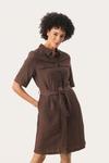 Платье-рубашка Part Two Raili, мокко - фото 2