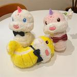 Плюшевая игрушка милая змейка 30 см OU DI PIG, розовый - фото 6