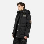 Пуховик мужской черный Evisu, черный - фото 3