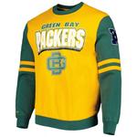 Мужской пуловер Mitchell & Ness Green Green Bay Packers All Over 2.0 - фото 2