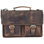 Сумка для документов MIKA, Dark brown - фото