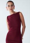 Платье BWLDR SHIAN MIDI, Burgundy/Red - фото 4