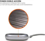 Сковорода-гриль с полосками Ø 20 см TM Home - фото 3