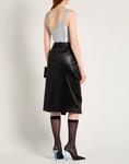 Юбка миди Saint Laurent, черный - фото 4