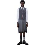 Мужская майка Medium Gray THOM BROWNE, серый - фото 4