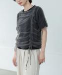 Футболка из тюля со сборками Bab, цвет Black - фото 5