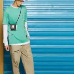 LINING Дисней тканевая сумка через плечо унисекс чёрная, Black - фото 5