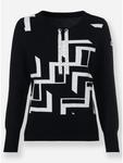 Свитер с черно-белым узором WITT WEIDEN - фото 4