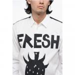 Рубашка с принтом WESTFALL Comme Des Garçons, Black and White - фото 3