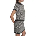 Свитер DKNY Logo Jacquard, серый - фото 3