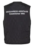 Стеганый жилет Urban DSQUARED2, черный - фото 2