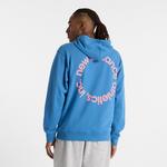 Круглый логотип Kapuzensweat New Balance, синий - фото 2