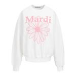 Свитер с цветочным принтом MARDI MERCREDI, белый (бергамотовый апельсин) - фото 8