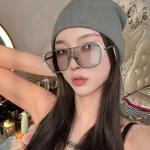 Авиаторские солнцезащитные очки Unisex PULAIS, черная оправа с серыми линзами - фото 9