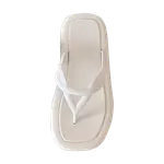 Thin strips Бытовые тапочки тонкие полоски, Белый - фото 3