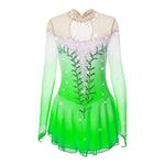 HEAD Платье для фигурного катания Custom, девичье, синее, с длинным рукавом, Rose Red, размер S - фото 7