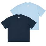 Футболка Menblero унисекс, Набор из 2 шт. (черный + синий) - фото 10