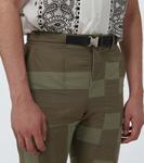 Брюки Hank Willis Thomas Solid Mix Sacai, хаки - фото 5