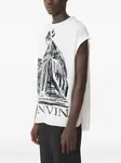 Футболка с принтом Lanvin, белый - фото 3