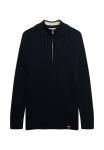 Джемпер Superdry & Co SLOUCHY CABLE HALF ZIP, Eclipse Navy/Dark Blue - фото 6