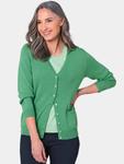 Вязаный кардиган Goldner, Green - фото 2