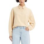 Женская поло бежевого цвета Levis, экрю - фото 4