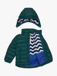 Детская утепленная куртка с капюшоном Muddy Puddles, Green - фото 7