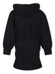 MSGM Kids платье с капюшоном и логотипом - фото 2