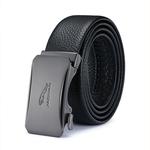 JAGUAR Кожаный ремень мужской, Black, Standard Gift Box Set - фото 5