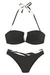 Бандо-бикини FRENCH CONNECTION, черный - фото