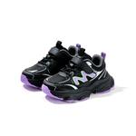 Детские повседневные кроссовки PSY черно-фиолетовые для девочек розово-фиолетовые - фото 2