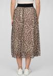 Юбка А-силуэта LONGFORM MIT LEOPRINT UND GUMMIBAND Cloud 5ive, бежевый - фото 3