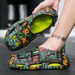 Сабо мужские Caritesport, черный/зеленый - фото 13