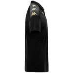 Ghiolo Kappa мужская рубашка поло, чёрный - фото 2