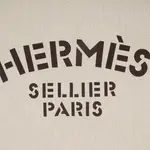 HERMES Ажурная холщовая сумка через плечо - фото 5