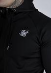 Толстовка SIKSILK ESSENTIALS ZIP, Black - фото 4
