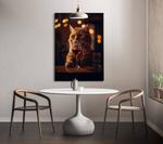 Картина на холсте Hustling Sharks Vino Night ll, оранжевый - фото 2