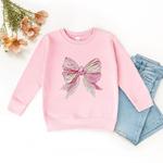 Кофта с принтом Coquette bow paint The Juniper Shop, Natural - фото