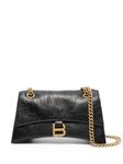 Маленькая сумка Balenciaga Crush, черный - фото