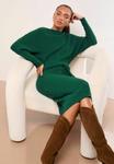 Платье Lipsy Jumper dress, Dark Green - фото 5