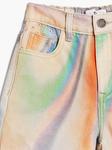 Desigual Шорты Regular 'Rainbow' в бежевом цвете - фото 6